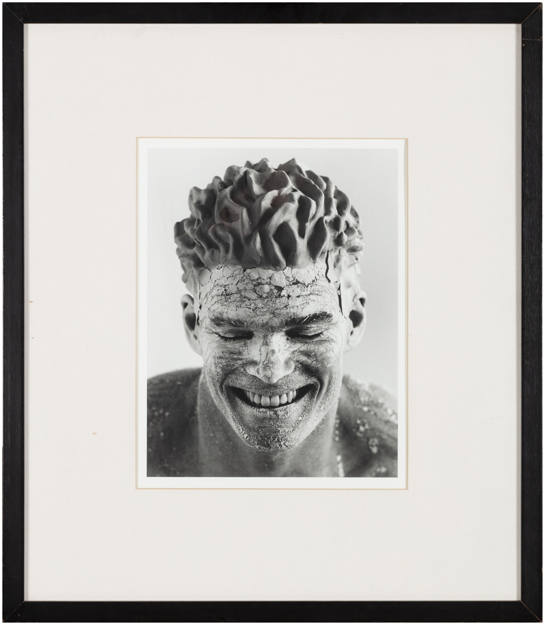 Artwork by Herb Ritts, 'Clay Face, Hollywood', Made of gelatin silver print