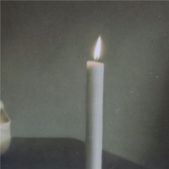 Gerhard Richter | Schädel mit Kerze (1963) | MutualArt