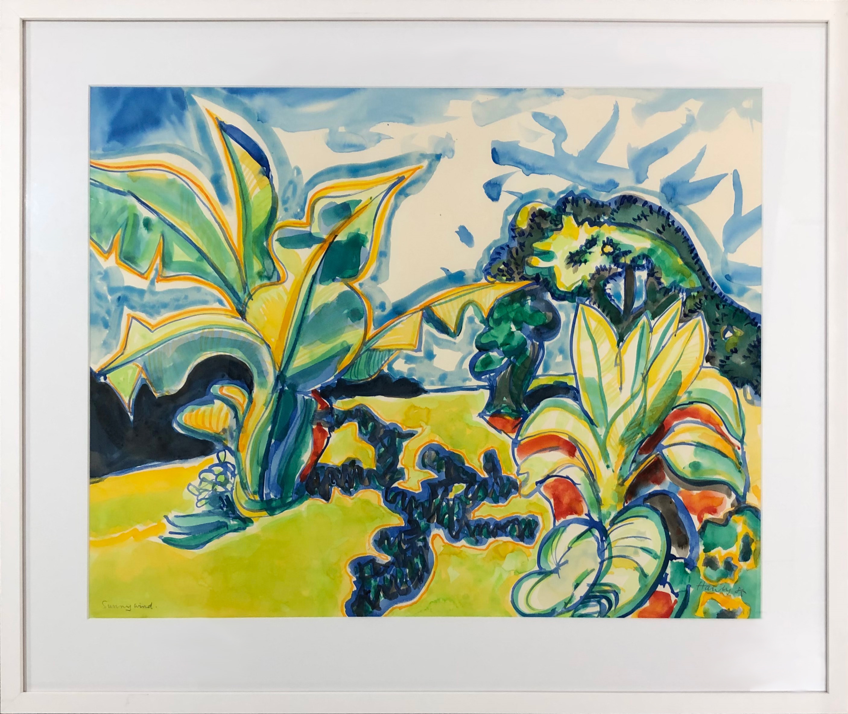 Pat Hanly | PAT HANLY - Sunny Wind, Garden Series | MutualArt