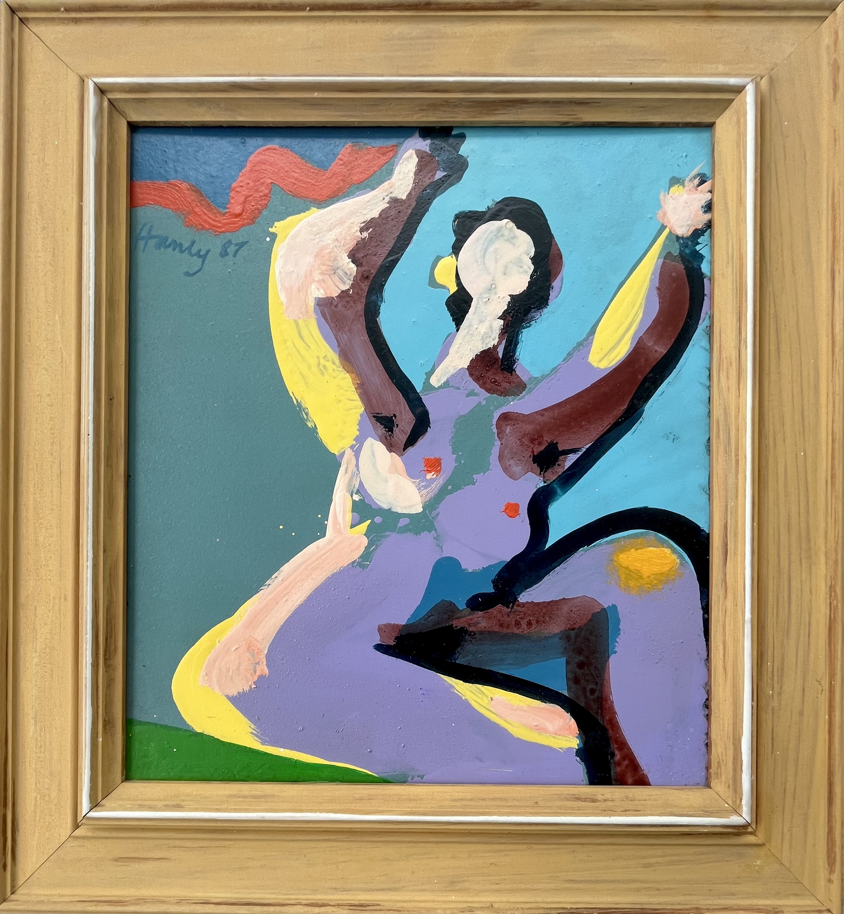 Pat Hanly | PAT HANLY - Leaping Women Study | MutualArt