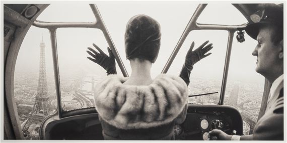 Norman Parkinson(1913-1990) Cardin Hat Over Paris by Norman Parkinson, printed 2016