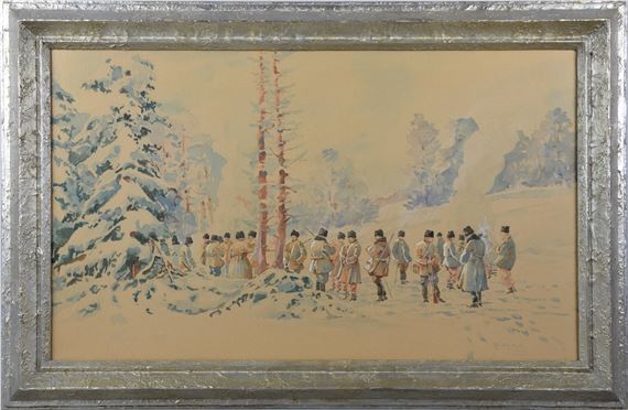 Scena z polowania - Stanisław Kosiński