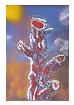 A Swedish enamel plaque - Heinz Preissler