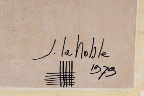 Zonder titel by Jean Le Noble, 1979