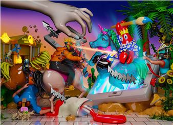 Philip Colbert: Dreams of Lobsteropolis - Pearl Lam Galleries, Shanghai (Xianggang Road)