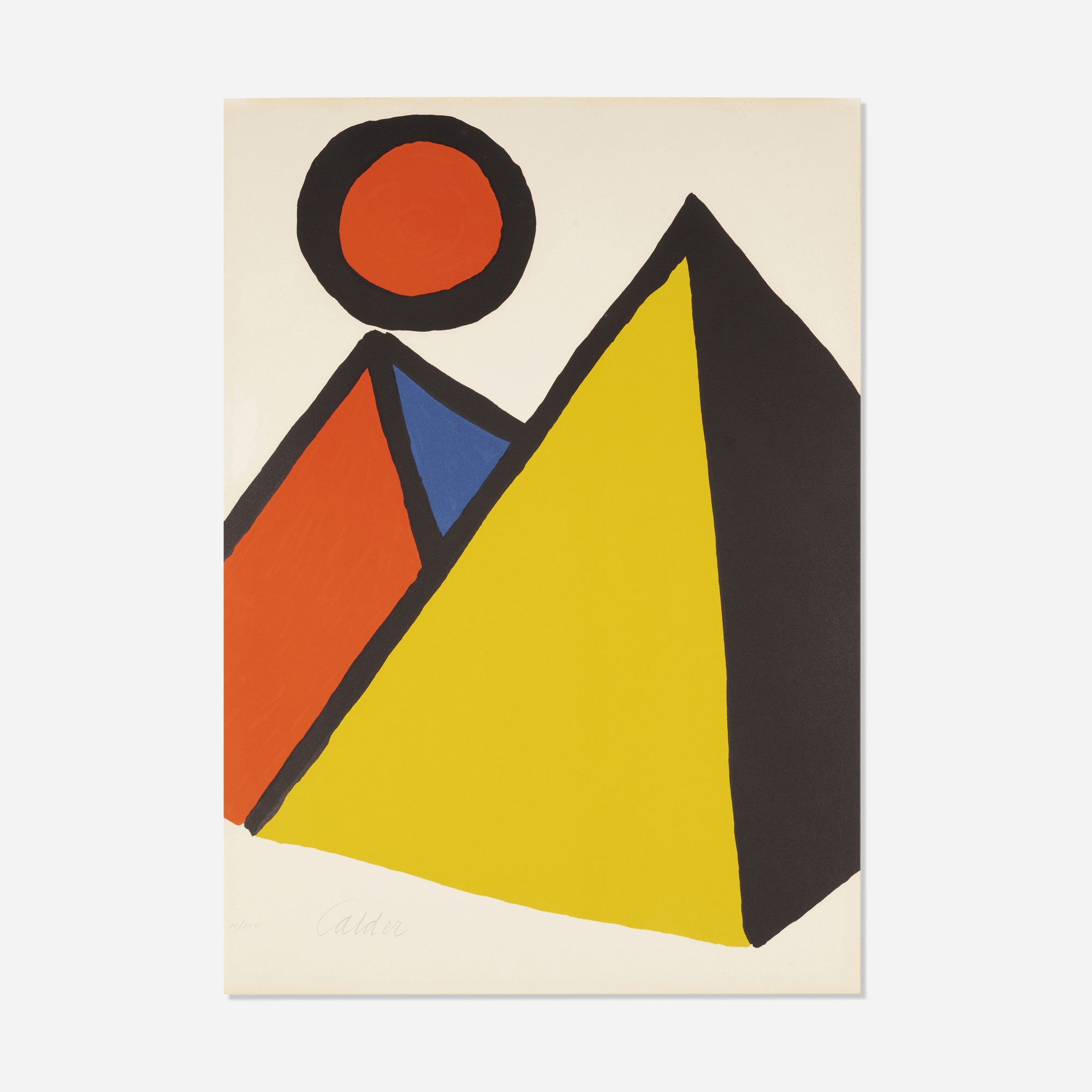 Alexander Calder | Pyramids and Sun (Circa 1975) | MutualArt