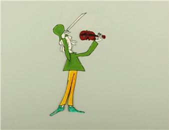 Malba použitá k vytvoření animovaného filmu Patrik - Gene Deitch