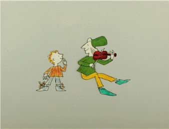 Malba použitá k vytvoření animovaného filmu Patrik - Gene Deitch