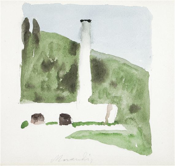 Giorgio Morandi | Paesaggio (Levico) (1957) | MutualArt