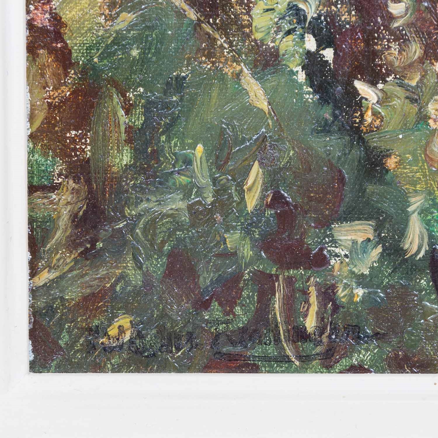 Paul Wilhelm Keller-Reutlingen | Landscape with flowering shrubs ...