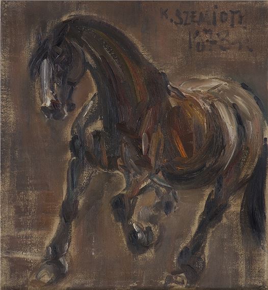 KOŃ by Kazimierz Szemioth, 1973