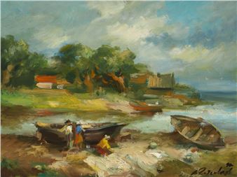 Fishing village - Andrejs Rozenbergs