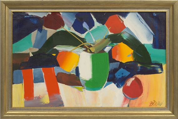 Green vase by Valdis Buss, Second half of 20th century