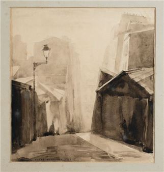 A Street in Montmartre, 1935 - Pierre Bourdeix