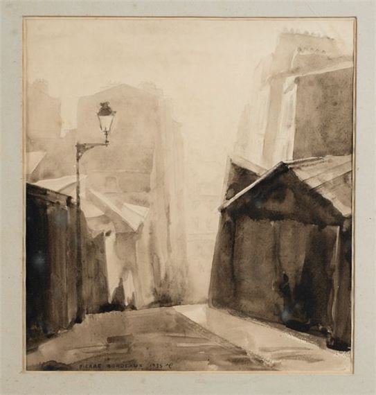 A Street in Montmartre, 1935 - Pierre Bourdeix