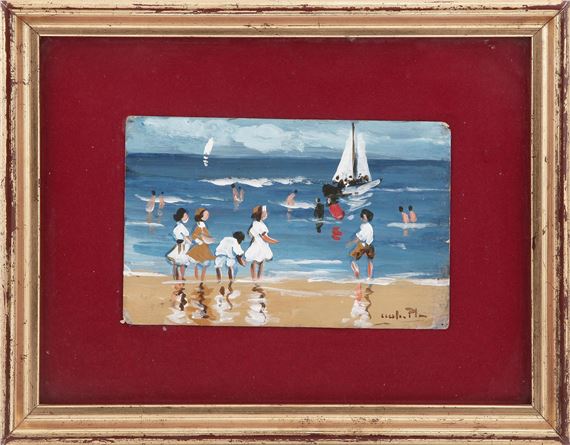 BAÑISTAS by Cecilio Pla y Gallardo