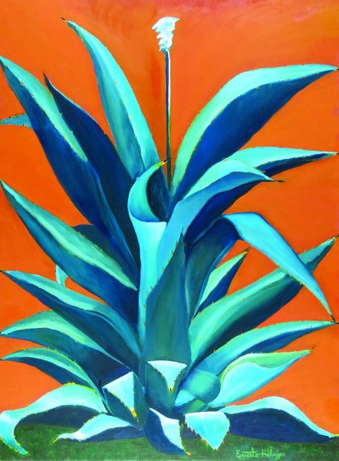 Ernesto Hélinger | Pintor mexicano MAGUEY DEL TEQUILA | MutualArt