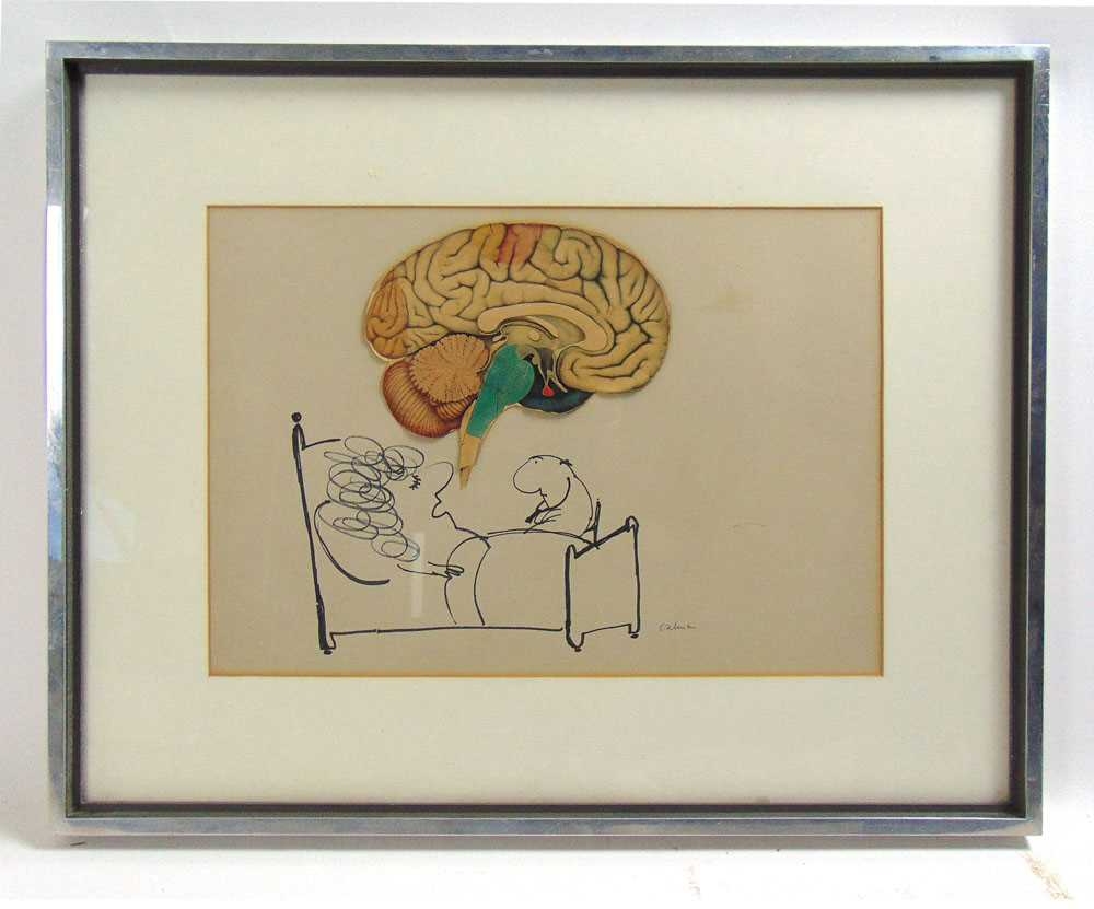 Mel Calman | Doctor and patient | MutualArt