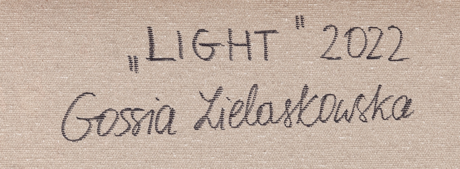 Artwork by Gossia Zielaskowska, Light, Made of acrylic/canvas