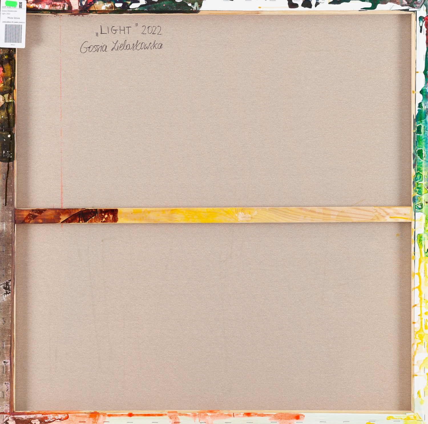 Artwork by Gossia Zielaskowska, Light, Made of acrylic/canvas