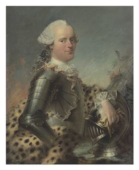 Portrait d'homme en cuirasse - Louis-Richard-François Dupont de Montfiquet