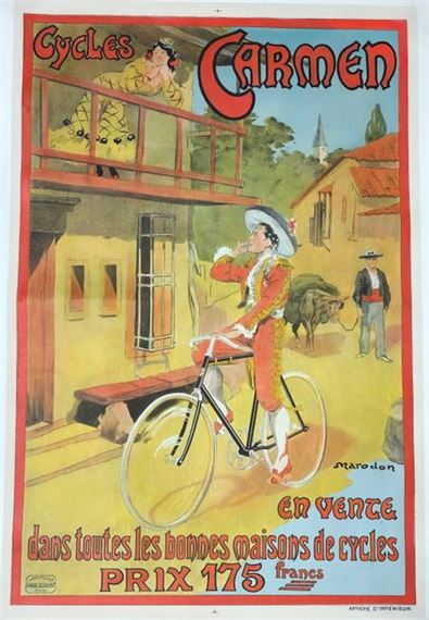 Advertising poster of interior by Maurice Marodon