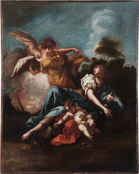 Giovanni Battista Tiepolo | Agar nel deserto | MutualArt