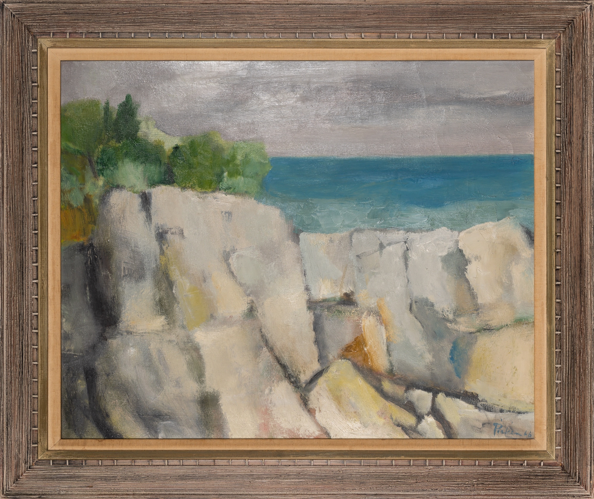 George Alexander Picken | Chalk Cliffs (1966) | MutualArt