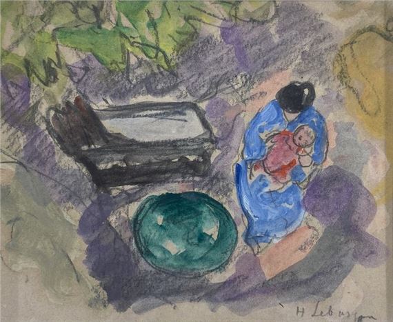 Lebasque Henri | Mother and children | Compare similar artworks | MutualArt