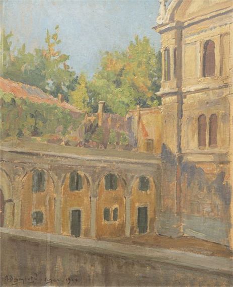 Venice, the church of San Zaccaria, 1924 by Maurice Bismouth, 1924