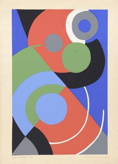 Untitled by Sonia Delaunay, 1957