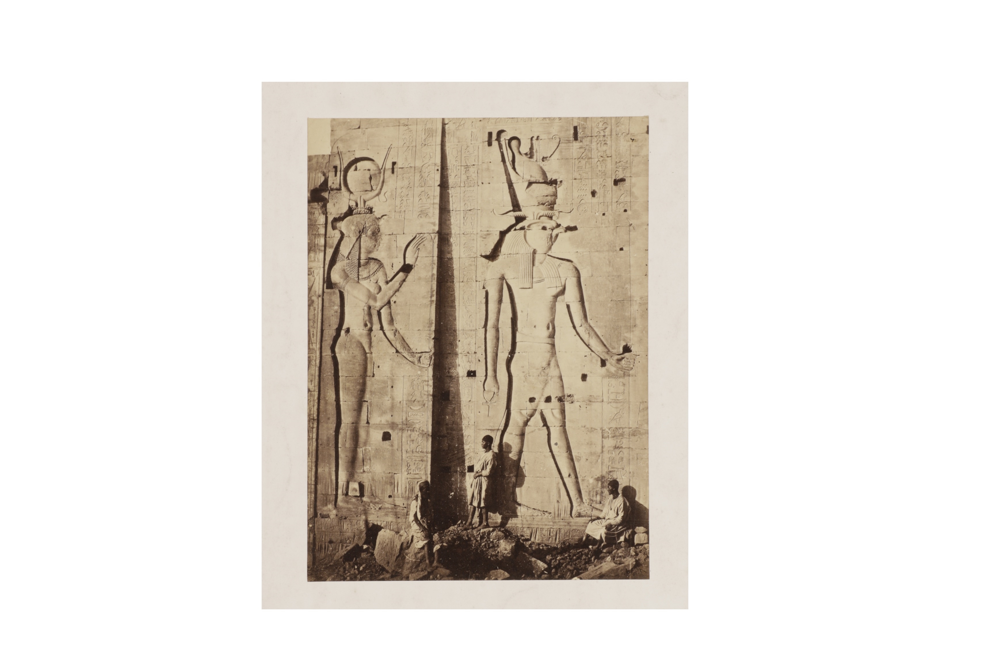 Francis Frith | SCULPTURES IN THE GREAT TEMPLE | MutualArt