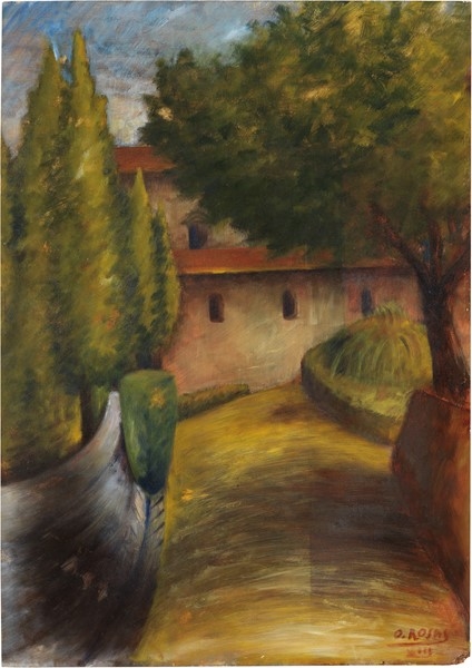 Salita di Monte alle Croci by Ottone Rosai, 1935