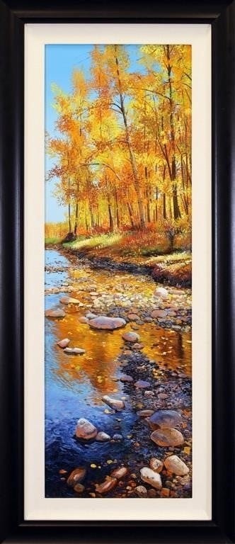 Artwork by Andrew Kiss, AUTUMN REFLECTIONS, Made of oil on canvas
