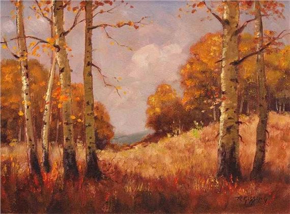 AUTUMN GLOW; 1965 by Roland Gissing, 1965