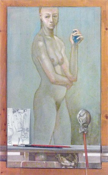 Auf der Staffelei I by Gisela Breitling, 2002