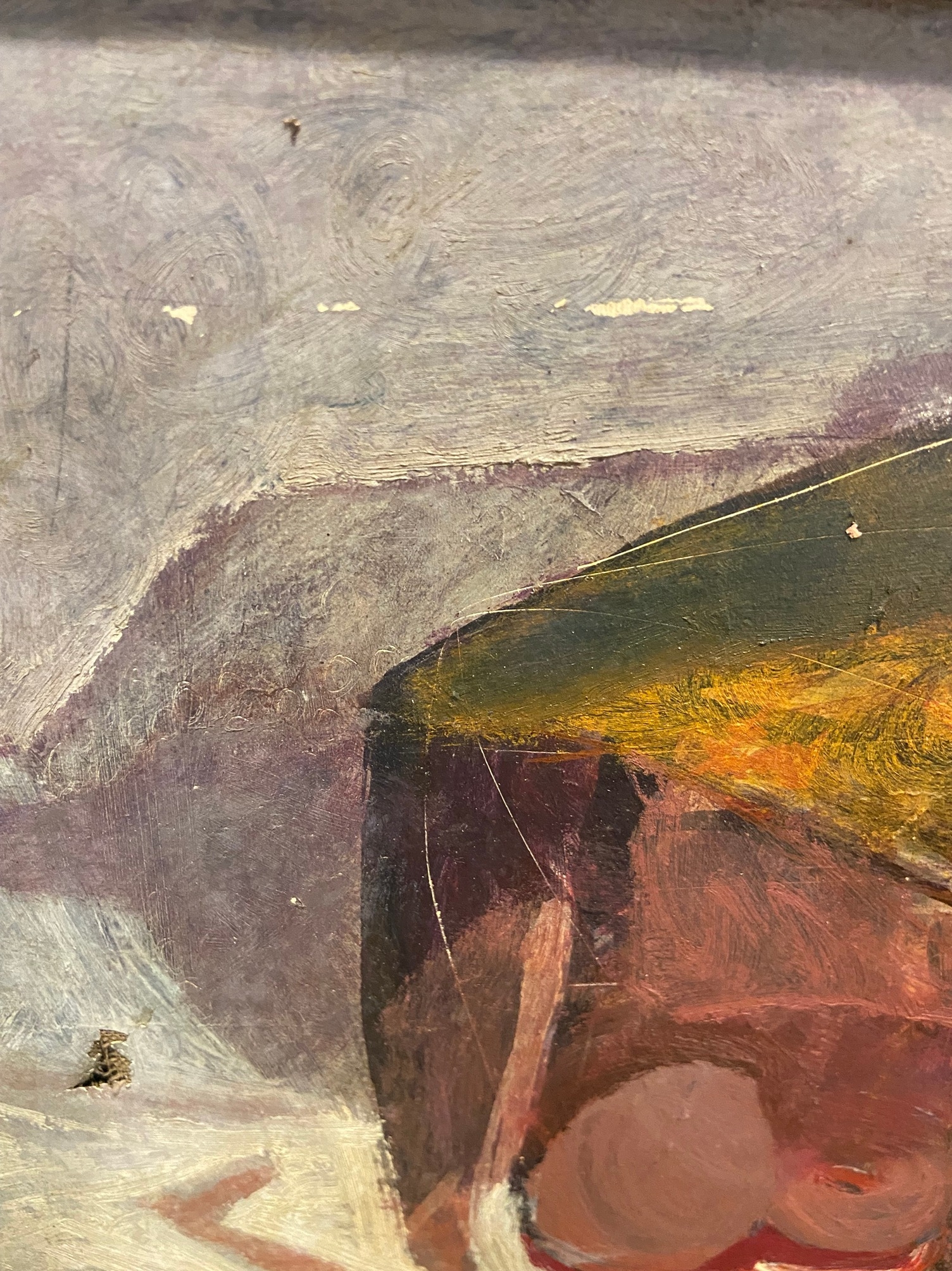 Artwork by John Albert Jurgens, Large JOHN A. JURGENS Abstract Oil on Canvas, Made of Oil on Canvas