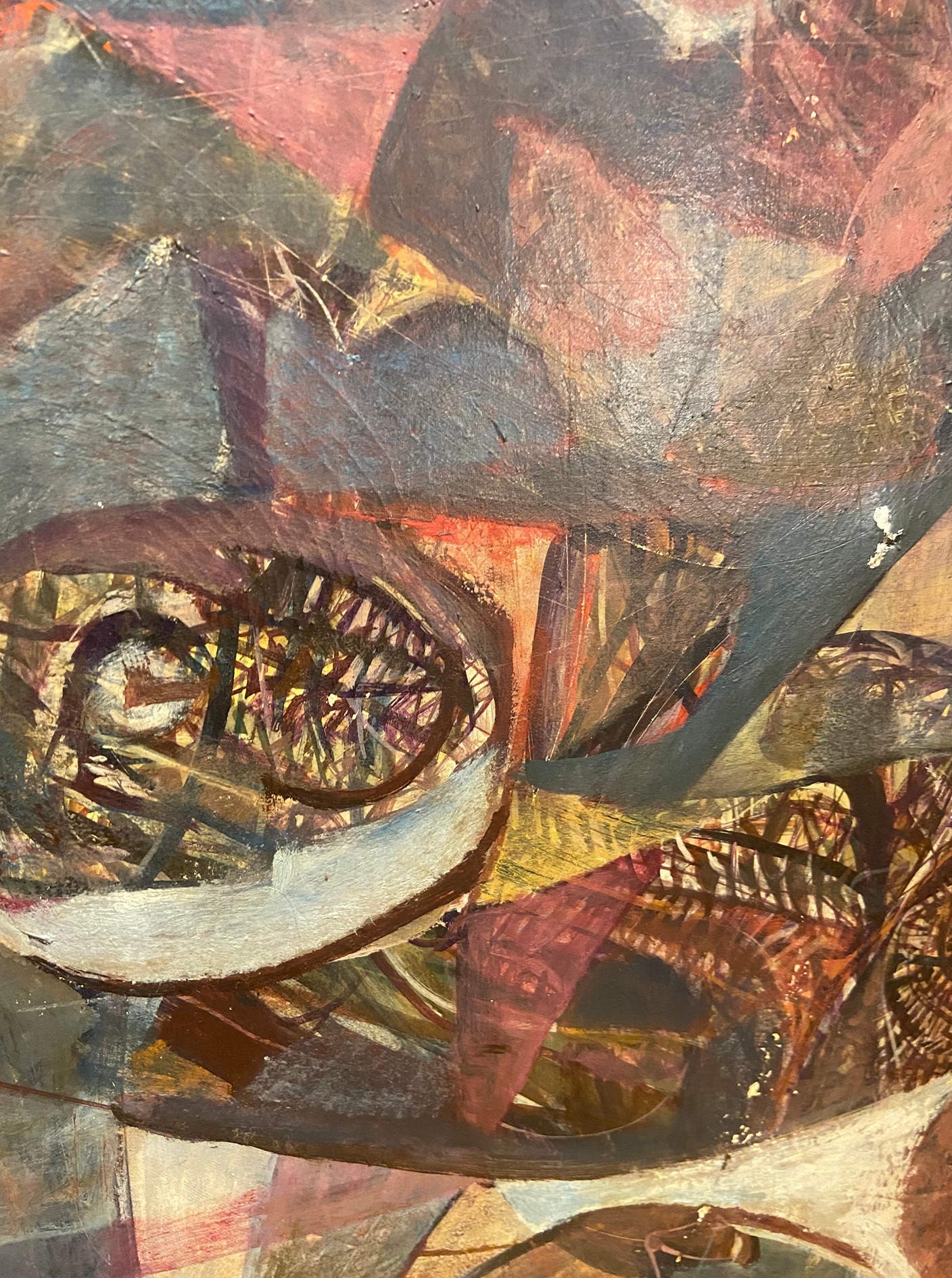 Artwork by John Albert Jurgens, Large JOHN A. JURGENS Abstract Oil on Canvas, Made of Oil on Canvas