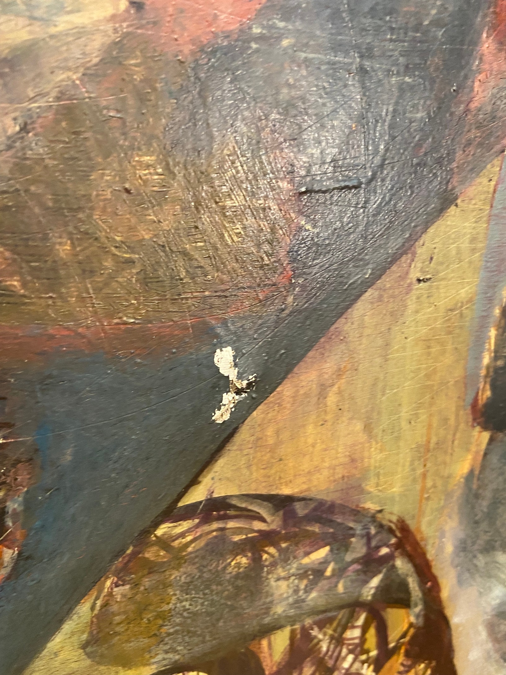 Artwork by John Albert Jurgens, Large JOHN A. JURGENS Abstract Oil on Canvas, Made of Oil on Canvas