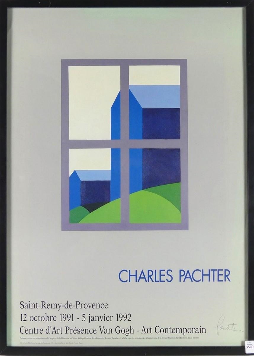 Artwork by Charles Pachter, Charles Pachter exhibition poster from York University, Made of poster