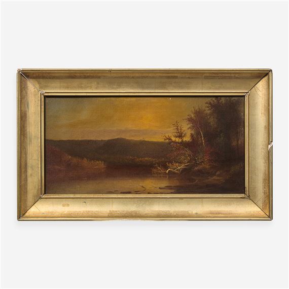 Augustus Rockwell | Hudson River Landscape (1879) | MutualArt