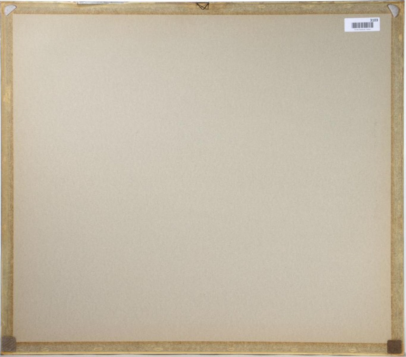 Artwork by Umberto Levi, Medium: Oil on board Title: Untitled (River landscape with houses, Made of Oil on board