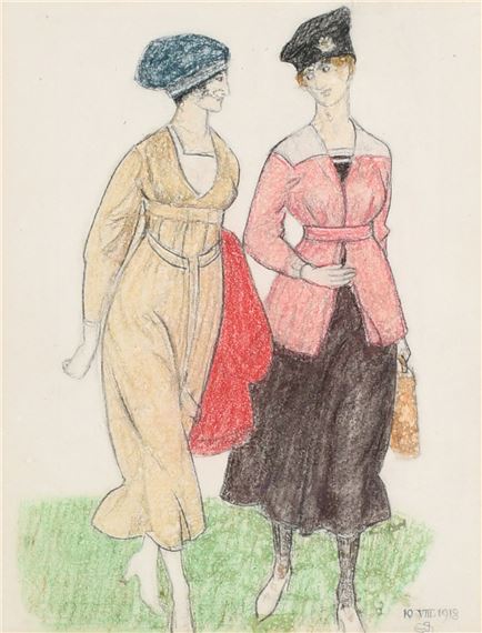 Joseph Edward Southall RWS by Joseph Edward Southall, 1918
