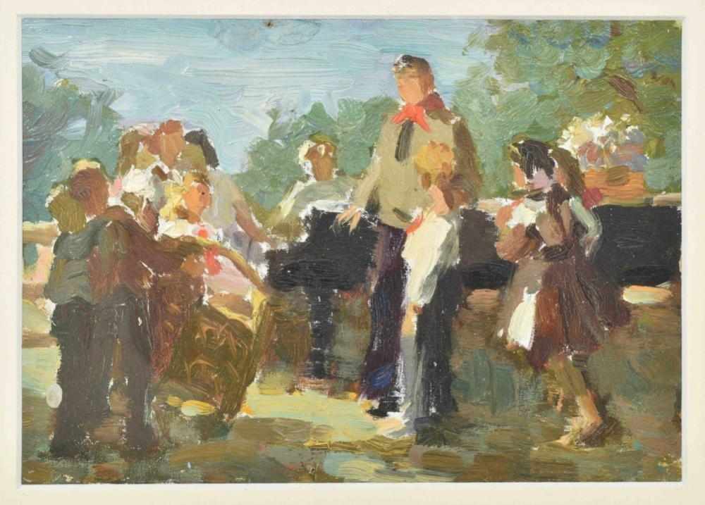 Artwork by Yvan Vladimirovich Sykilev, Yvan Vladimirovich Sykilev (1918-1995), Made of Oil on board