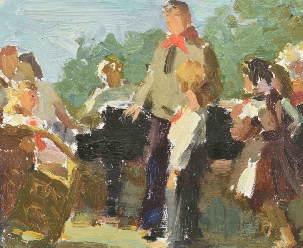 Artwork by Yvan Vladimirovich Sykilev, Yvan Vladimirovich Sykilev (1918-1995), Made of Oil on board