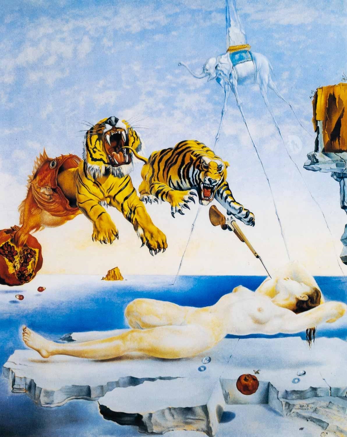 The Awakening by Salvador Dalí
