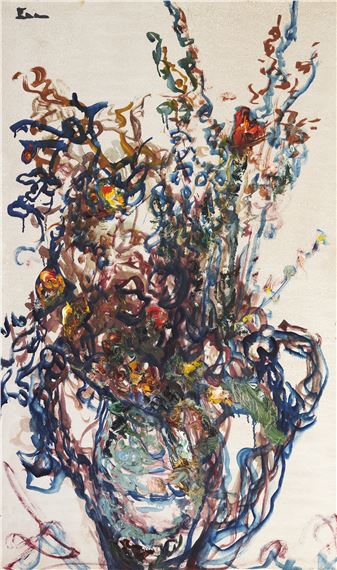 KYTICA NA BIELOM POZADÍ by Lea Mrázová