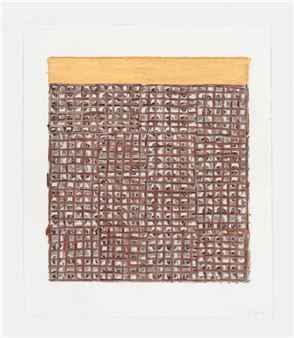McArthur Binion: Visual Ear & Paper:Work - Xavier Hufkens, Brussels (Rivoli)