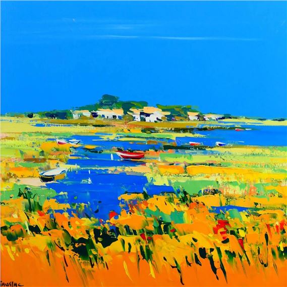 Francis Taussac | Barques en Camargue | MutualArt