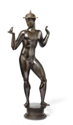 “Soldat med fugl” (Soldier with bird) by Johannes Bjerg, 1918